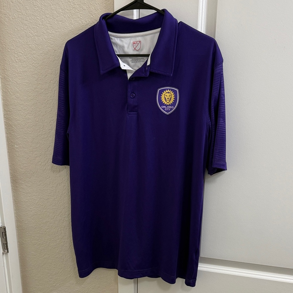 Orlando City Men’s Purple Polo with Club Crest